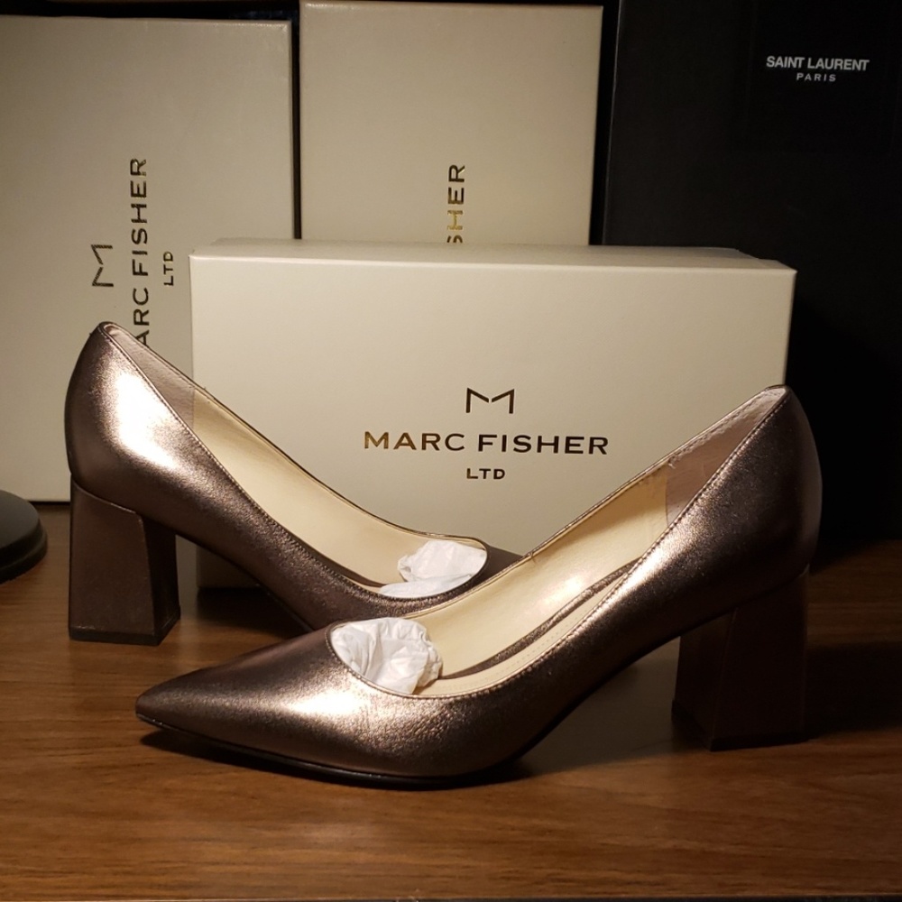 Marc Fisher LTD Zala "Pewter Leather"